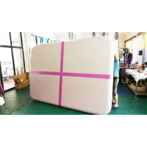 Quality 10ml Light Blue Inflatable Air Gymnastics Mats For P wholesale