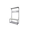 Buy cheap 60KG 180cm Height Coat Rack With Shoe Bench With Metal Legs from wholesalers