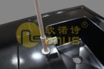 Black rectangular drop in sinks epoxy resin chemical resistance