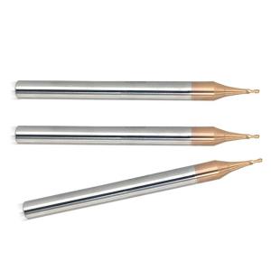 Quality Solid Tungsten Carbide 0.5mm End Mills Square Hrc55 wholesale