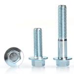 Class4.8 Hexagonal Screws Steel Bolts / Din 6921 Flange Bolts