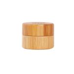 Custom Cosmetic Packaging Bamboo Wooden Cream Jar Eco Friendly
