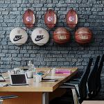 Standard 5mm Thickness Ball Rack Holder Wall Mounted for Sports Balls Display