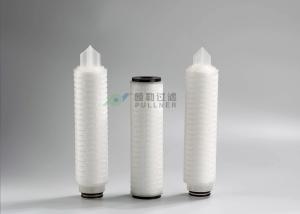 Quality Microelectronics PP Pleated Filter Cartridge 10&quot; 20&quot; 30&quot; 40&quot; OD 68.5mm wholesale