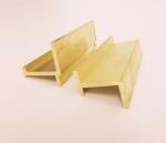 Anti Fade Brass Extrusion Profiles , 1000mm Long Metal H Channels