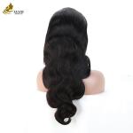 Vendors Wholesale 6*6 Frontal Lace Virgin Human Hair Natural Black Straight Wigs