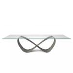 Luxury Italian Dining Room Furniture Rectangular Counter Height Dining Table