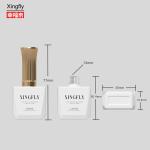 12ml nail Gel Polish Square Bottle Empty Uv Gel Polish Glass Bottle with cap and