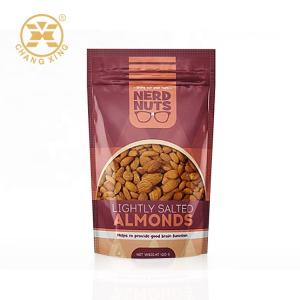Quality BOPP Zipper Dried Food Packaging Bag 250g Waterproof Plantain Chips Packaging Easy Tear wholesale