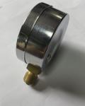 75mm Bayonet Bezel Ring Pressure Gauge 40Bar 100 Bar Brass Connection IP43