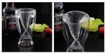 Transhome Mermaid Glass 100ml Vodka Shot Glass Cup Beer Mug Creative Novelty