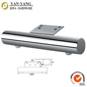 Quality stainless steel sofa legs metal round hot sale furniture legs SL-221 wholesale