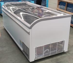 Quality Deep Combined Supermarket Island Freezer With Sliding Glass Door wholesale
