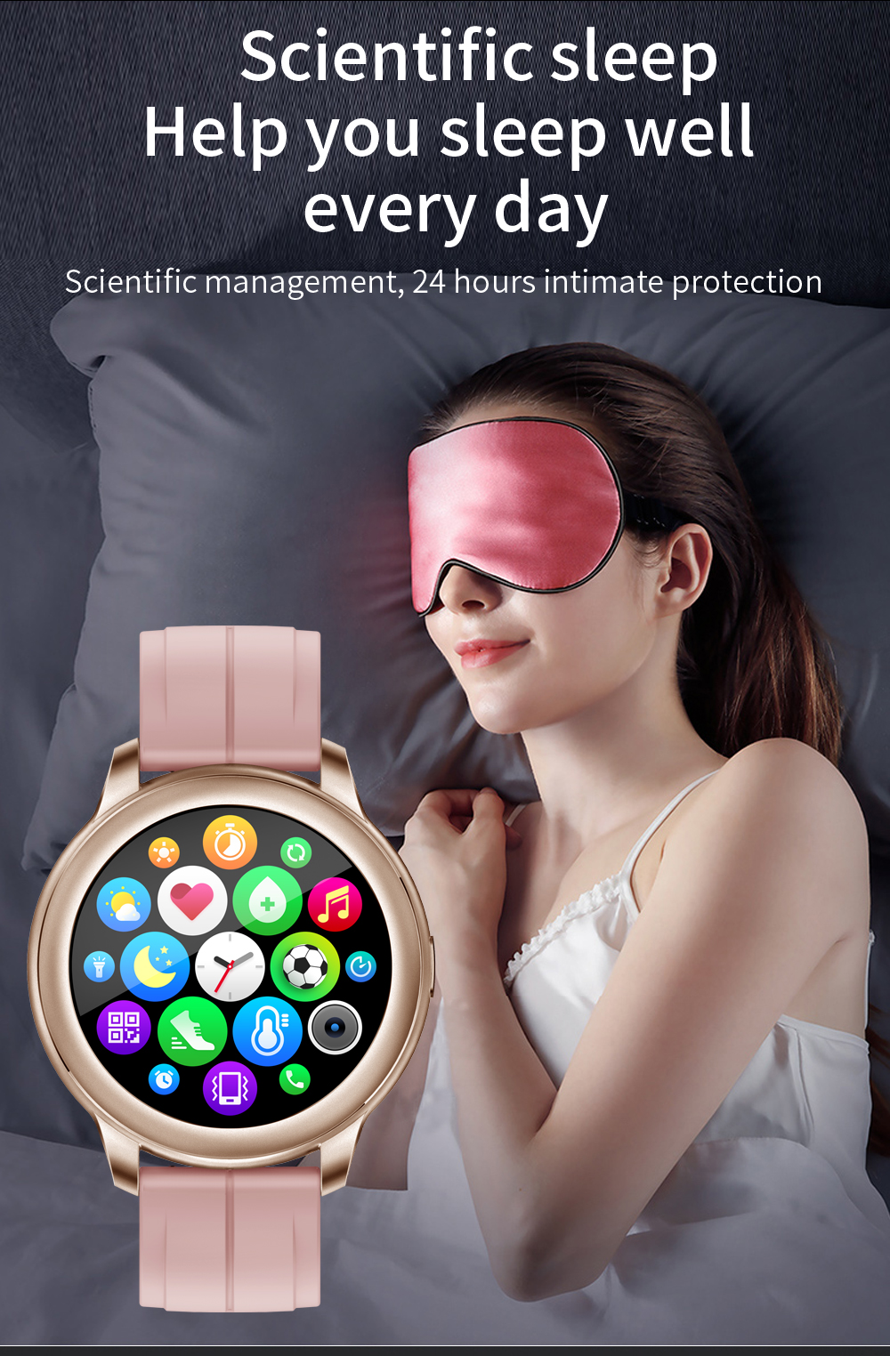 CF22 Blood Pressure Smartwatch 1.28 Inch Fitness Tracker Android Battery Replacement