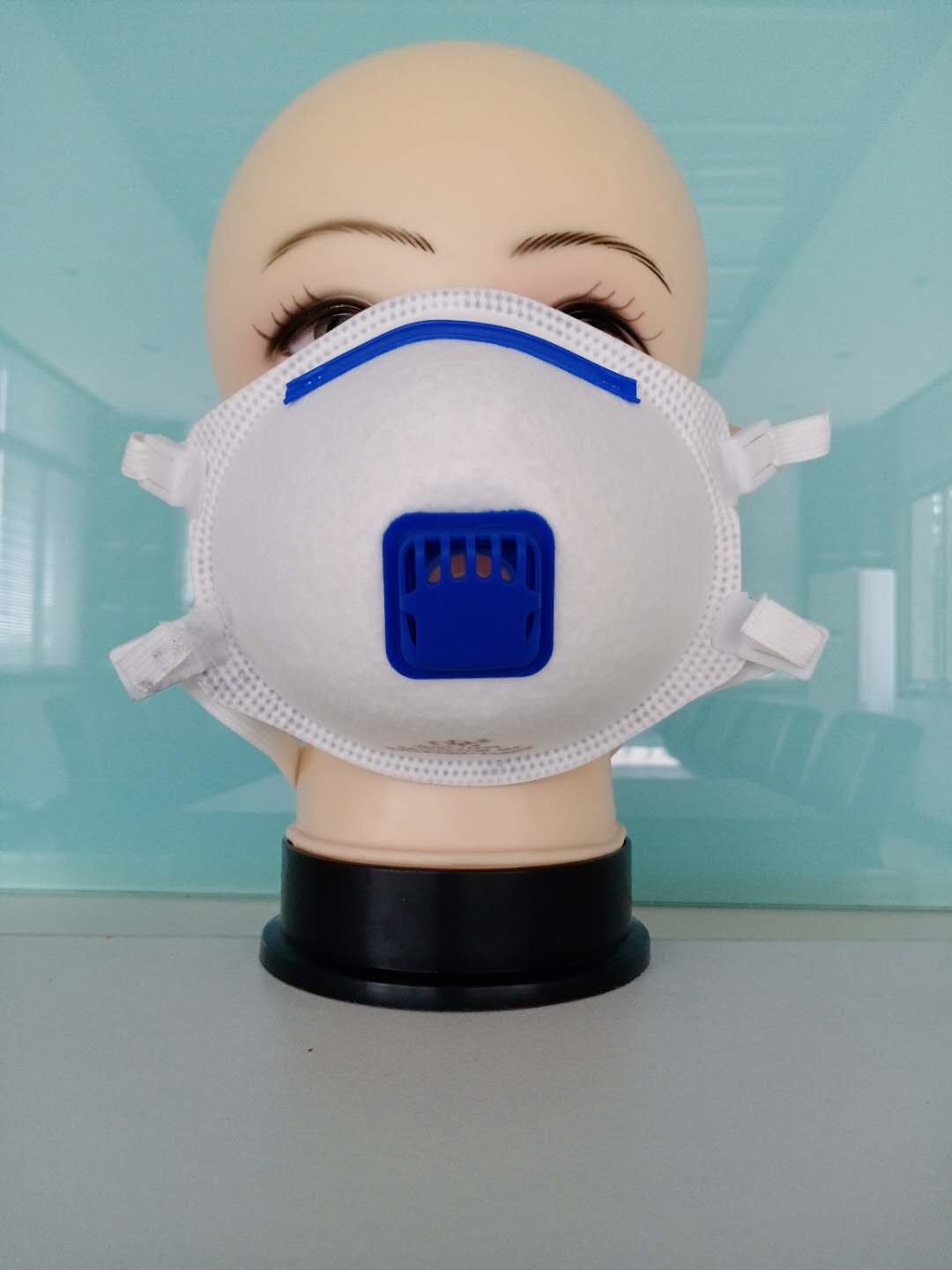 Breathable valve Melt Blown Fabric FFP3 Disposable Mask Respirators