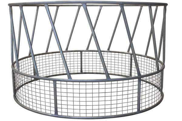 550mm High Livestock Handling Equipment , Diameter 1.8m Round Bale Hay Feeder