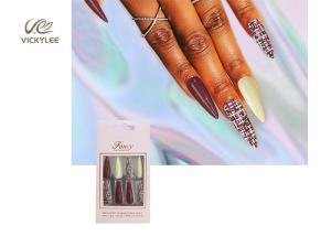 Quality Long Stiletto Ballerina Coffin Shape DIY Fake Nails Fashion Trend wholesale