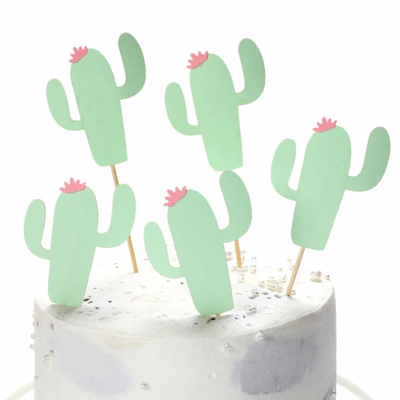 Cake Insert Decoration Paper Cupcake Topper For Wedding Happy Birthday