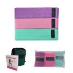 76*8cm ZHIHUI Fabric Booty Resistance Bands Non Slip 3 Types