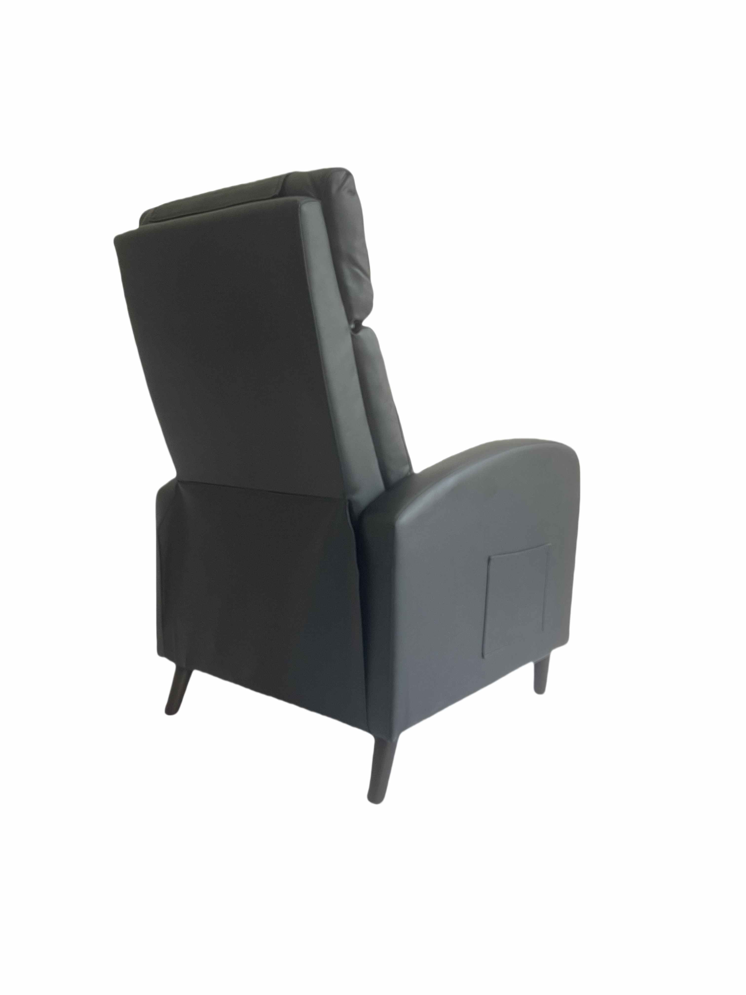Recliner Chair PU Leather Recliner Sofa Home Theater Seating with Lumbar Support