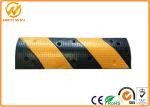 1M Reflective Heavy Duty Rubber Speed Bump for Road Safety / Residential