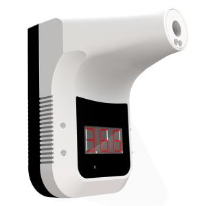 Quality Wall-mounted human body temperature automatic measurement high temperature alarm thermometer wholesale
