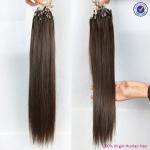 Micro Loop Hair Extensions , 100% Human Clip In Natural Hair Extensions
