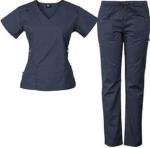 Custom Logo Hospital Scrub Suit Solid Color Unisex Short Sleeve Chlorine