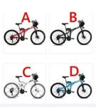 SMLRO 24 Inch Folding Electric Bike , 22MPH Electric Bicycle For Men IPS6