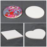 White Sublimation Coaster Blanks Square Ceramic Coaster For Sublimation Photo