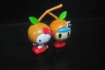 Orange Fruit Custom Plastic Toys Hard Figure Lovely For Promotion Gift