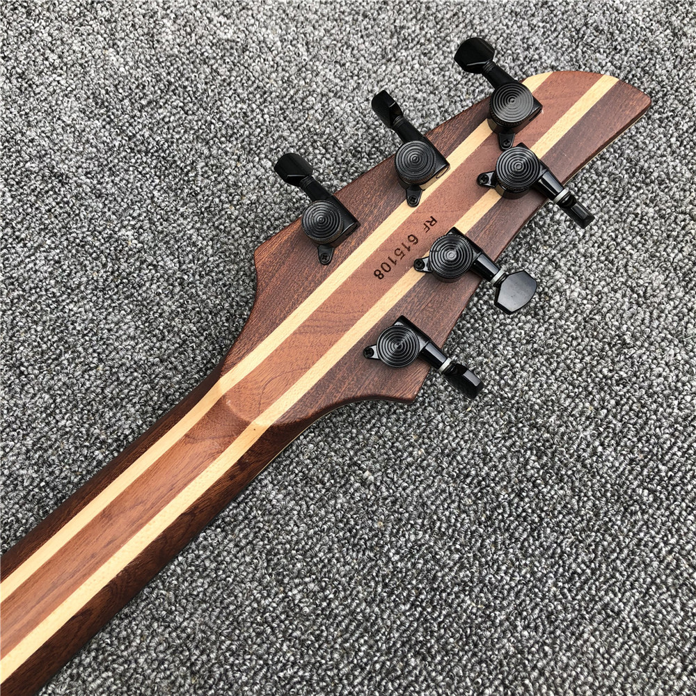 Maple top Mayones 6 Strings Electric Guitar,New Ebony Fretboard Neck through body Custom WO logo Mayone Guitar