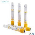 Gel & Clot Activator Additives Blood Collection Tube Yellow Color