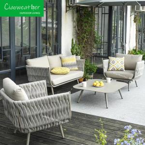 Quality Hotel Restaurant Banquet Home and Coffee Rattan/Wicker Frame Outdoor Patio Furniture Sofa Sets wholesale