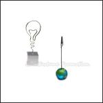 Promotional printed logo Advertising Eco resin business card holder stand clip