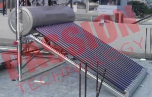 Quality CE Approved Vacuum Tube Solar Water Heater Open Loop with Assistant Tank wholesale