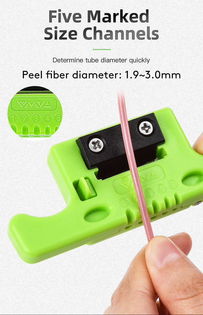 Fiber Optic Stripper 1.9-3.0mm Vertical Cable Cutter Cable Stripper