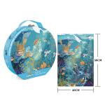 Oem CMYK Children Educational Game Jigsaw Puzzle Toys Cartoon Ocean Exploration
