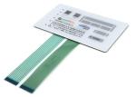 Polyester Circuit Capacitive Membrane Switches IP67 Waterproof