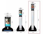 Shopping Mall Smart 300 nits Thermal Scanning Kiosk