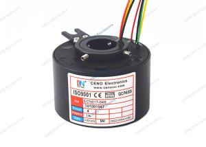 Quality 4 Circuits Signal Slip Ring 600rpm 17mm Through Hole For Industry Application wholesale