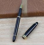 promo metal bank pen,metal Gel ink roller pen with cap
