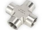 Duplex 3/4 Bsp Thread Stainless Steel 316 Pipe Fittings Cross