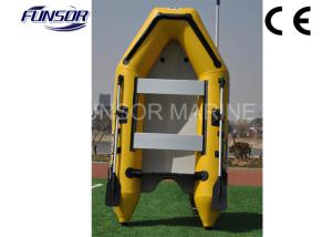 Quality Durable Yellow PVC 6 Person Inflatable Boat Inflatable Fishing Boats wholesale