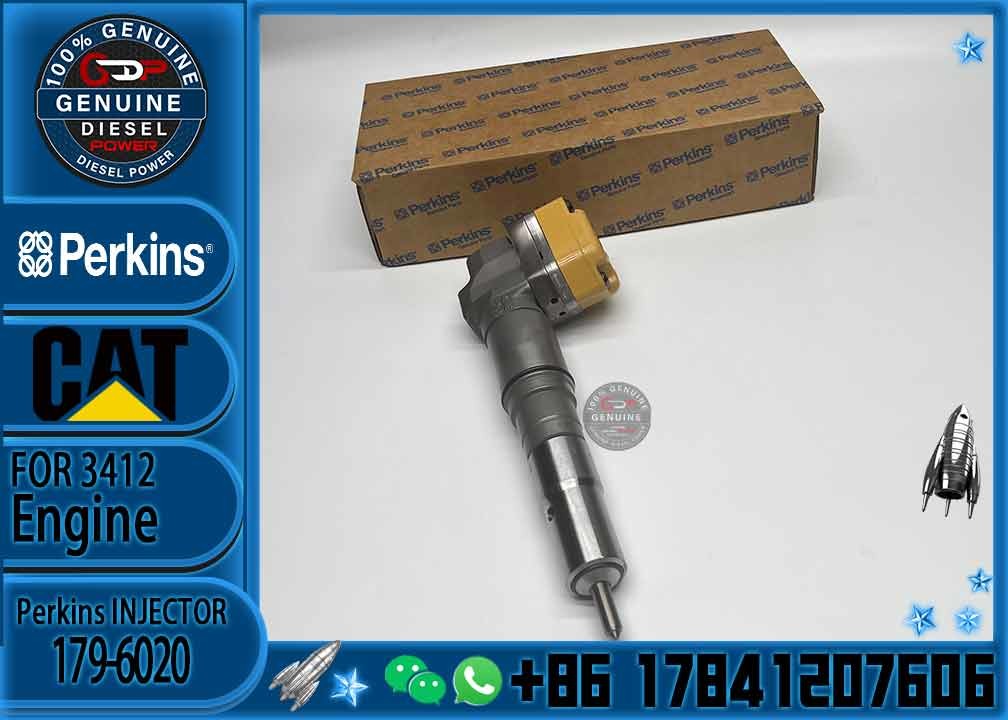 Construction Machinery Parts Diesel 3412E Engine Fuel Injector 174-7528 20R-4148 179-6020
