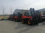 China made 4x4 diesel rough terrain forklift truck 3.5 ton for off road