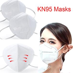 Quality 95% Filtration KN95 medical Masks Valved Face Mask Protection Face Breathable Anti Dust Sanitary Disposable Mask wholesale