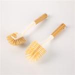Wooden Long Handle Dish Brush Kitchen Clean Non Scratch