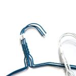 Dry Cleaning Q195 16" PVC Coated Clothes Wire Hanger