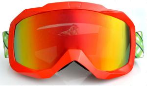 Quality Spherical Design Ski Goggles Anti Slip Strap High Toughness Frame UV Protection wholesale